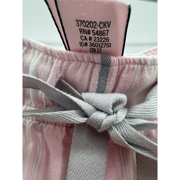 Victorias Secret Womens Medium Striped Pajama Set Y2K 90s Retro Classic Lounge - Picture 12 of 16